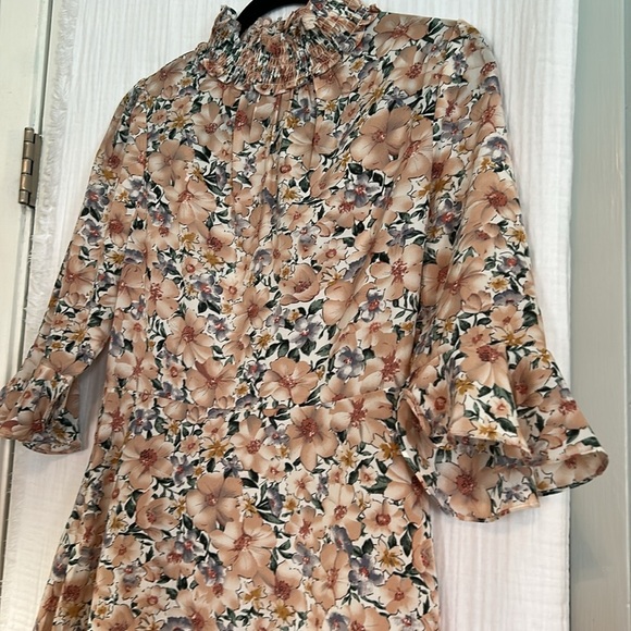 Allegra K floral polyester dress Nwt - Picture 2 of 6